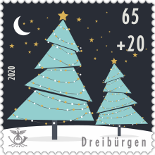 Weihnachtsbriefmarke 2020 65+20 Rpf