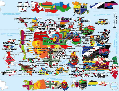 Karte von Absurdistan