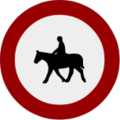 Verbot für Reiter