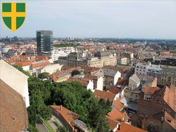 Blick über die Unterstadt von Duranje
