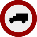 Verbot für Lastkraftwagen